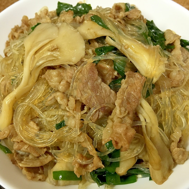 牛肉と舞茸のコク旨☆春雨煮込み